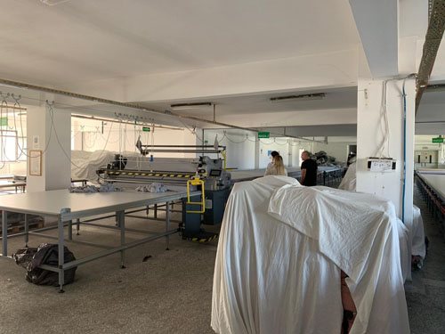 SARAH WARD VISITS AKATEKS FACTORY IN TURKEY