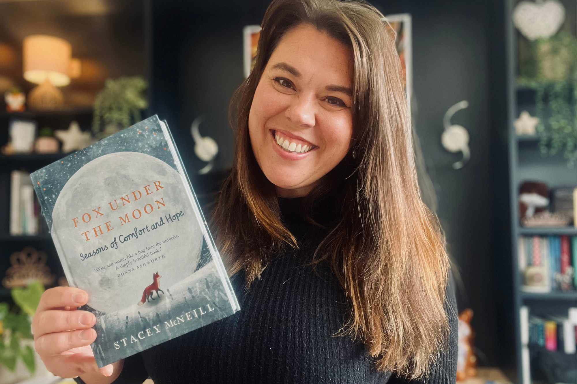 Illustrator and author of Fox Under the Moon: Seasons of Comfort and Hope, Stacey McNeill Illustrator and author of Fox Under the Moon: Seasons of Comfort and Hope, Stacey McNeill